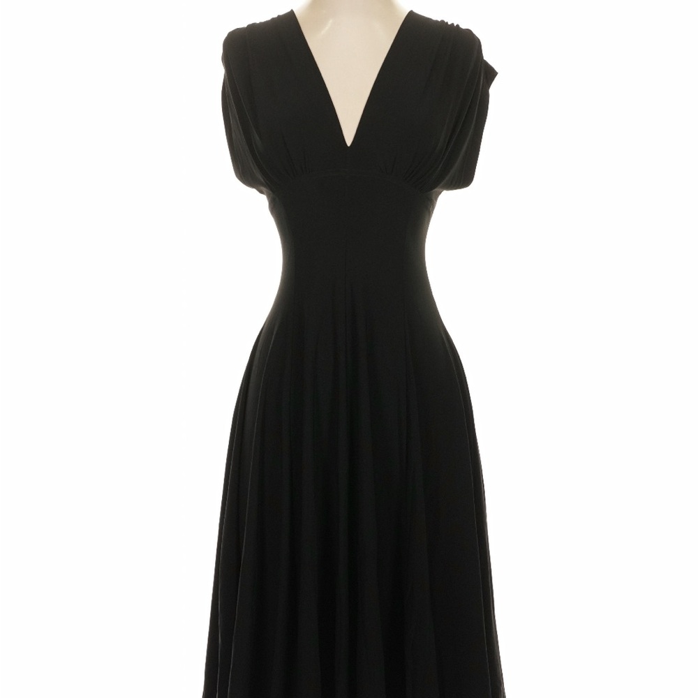 Norma Kamali Black Maxi Dress